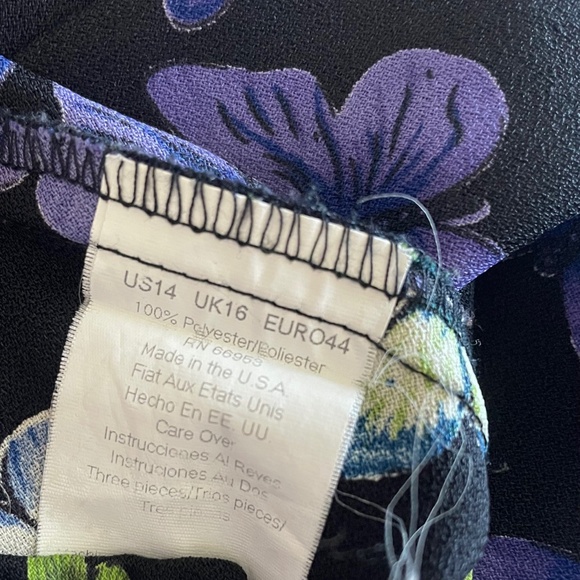 Leslie Fay Butterfly Midi Skirt - Picture 5 of 5